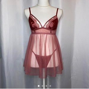 Victoria’s Secret Babydoll Lingerie Set
